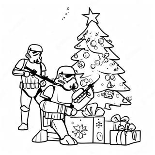 Star Wars Jul Målarbilder