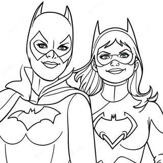 Batgirl Målarbilder