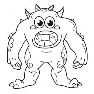 Monster For Vuxna Malarbild 117337-52655