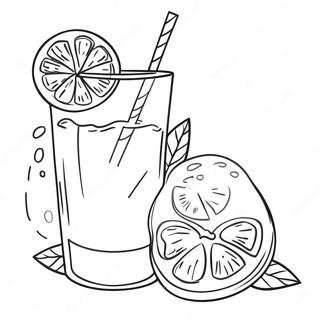 Uppfriskande Lemonad Farglaggningssida 117419 52729