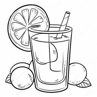 Uppfriskande Lemonad Farglaggningssida 117419 52731