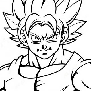 Goku Super Saiyan Bla Malarbild 117674-52911