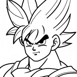 Goku Super Saiyan Bla Malarbild 117674-52912