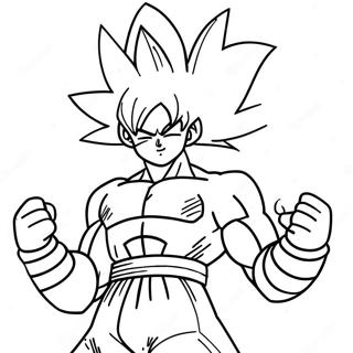 Goku I Episk Strid Malarbild 117675-52913