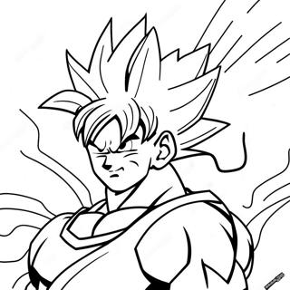 Goku I Episk Strid Malarbild 117675-52914