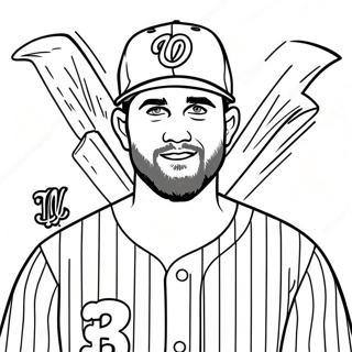 Bryce Harper Målarbilder