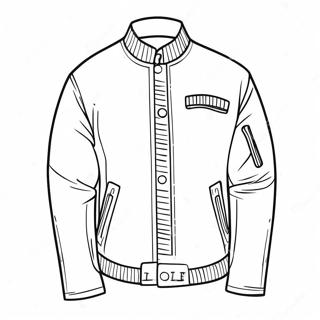 Ljus Rod Jacka Malarbild 118348 53553