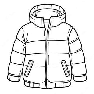 Varm Pufferjacka Malarbild 118349 53447