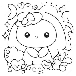 Kawaii Sot Doodle Malarbild 118882-53962