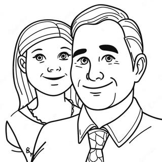 Kreativ Pappa Och Dotter Malarbild 119066-54119