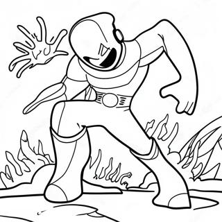 Ultraman Kampar Mot Utomjordiska Monster Malarbild 119371 54348