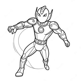 Ultraman I Action Pose Malarbild 119372-54350