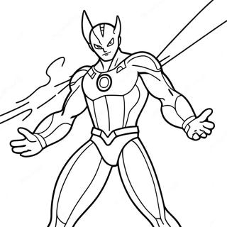 Ultraman Med Fargglad Bakgrund Malarbild 119373-54356