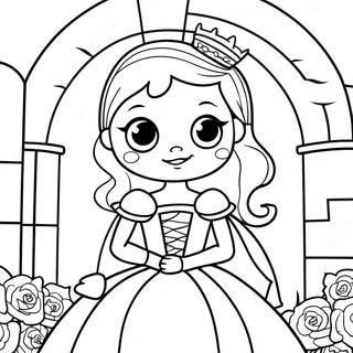 Skrammande Flicka Vampyr I Ett Slott Malarbild 119759 54655