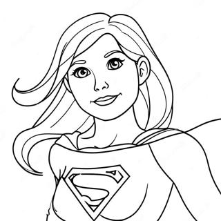 Supergirl Målarbilder