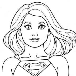 Supergirl Malarbild 119860-54728