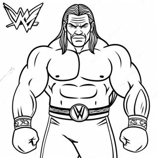 Cool Badass Wwe Malarbild 119964-54805