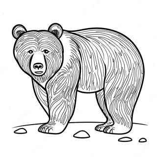 Grizzlybjorn Malarbild 119990-54827