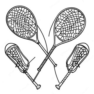 Lacrosse Målarbilder