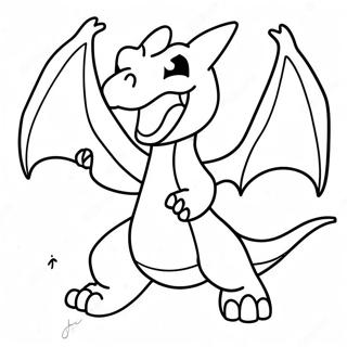 Flygande Charizard Malarbild 12082-542