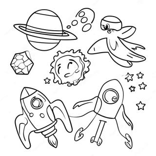 Fargglada Stjarniga Vbs Karaktarer Malarbild 120860 55698