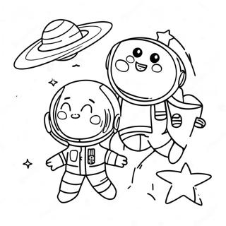 Fargglada Stjarniga Vbs Karaktarer Malarbild 120860 55699