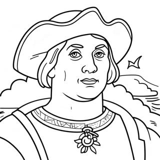 Aventyrlig Christofer Columbus Malarbild 120912-55549