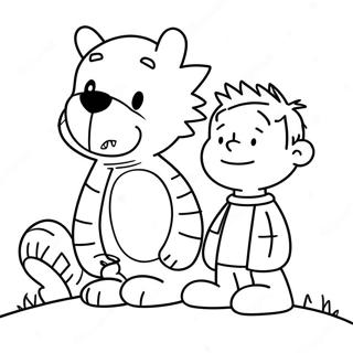 Calvin Och Hobbes Malarbild 121038-55648