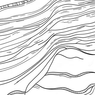 Vackra Sedimentara Stenlager Malarbild 121119-55912