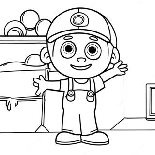 Handy Manny Malarbild 121425-56116