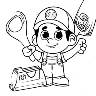 Handy Manny Med Verktyg Malarbild 121426-56119