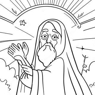 Mysterisk Upplysning Malarbild 121558-56232