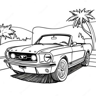 Ford Mustang Cabriolet Malarbild 121606-56258