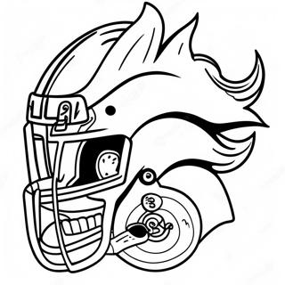 Denver Broncos Logotyp Malarbild 121657-56299