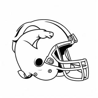 Denver Broncos Logotyp Malarbild 121657-56300