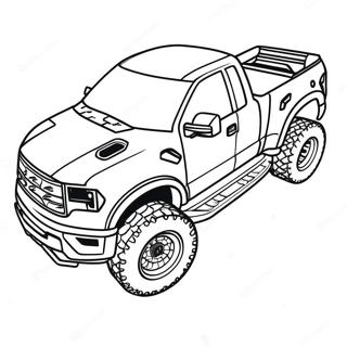 Ford Raptor Racing Malarbild 121940-56531