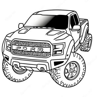 Ford Raptor Racing Malarbild 121940-56532