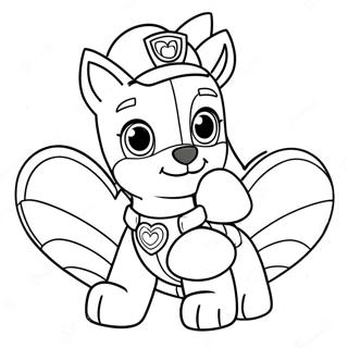 Paw Patrol Alla Hjartans Dag Malarbild 122039-56596