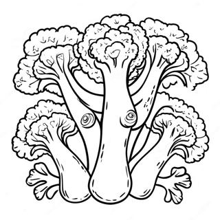 Broccolifamilj Malarbild 122556-57066
