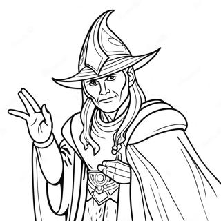 Eldar Farseer Med Psykiska Krafter Malarbild 123200-57562