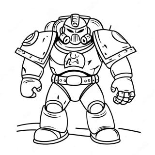 Kaos Space Marine Malarbild 123201-57567
