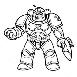 Kaos Space Marine Malarbild 123201-57568