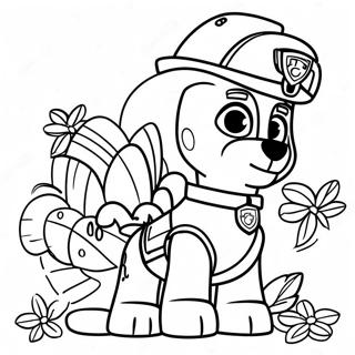 Paw Patrol Thanksgiving Målarbilder