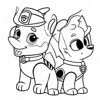 Paw Patrol Thanksgiving Malarbild 123326-57650