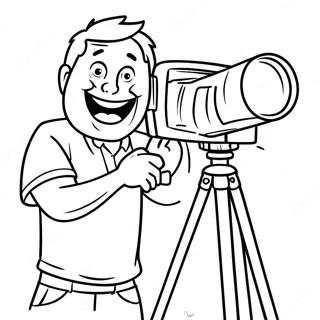 Exalterad Kameraman Skibidi Malarbild 123380-57702