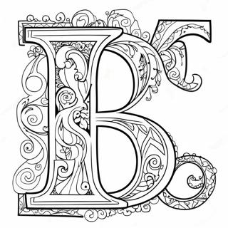 Funky Bokstav F Malarbild 123407-57728