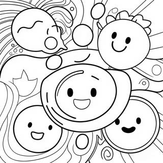 Glada Ansiktsuttryck Malarbild 123482 57778