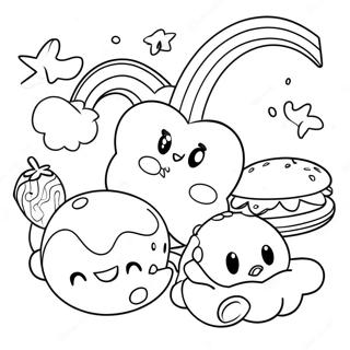 Regnbågsvänner Lookies Målarbilder