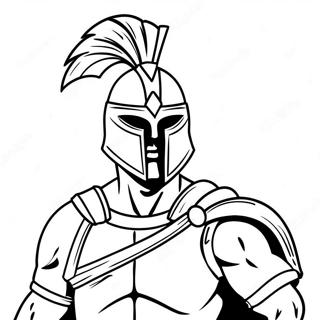 Modig Spartansk Soldat Malarbild 123767 58002