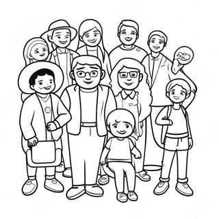 Inkluderande Gemenskap Malarbild 124097-58348